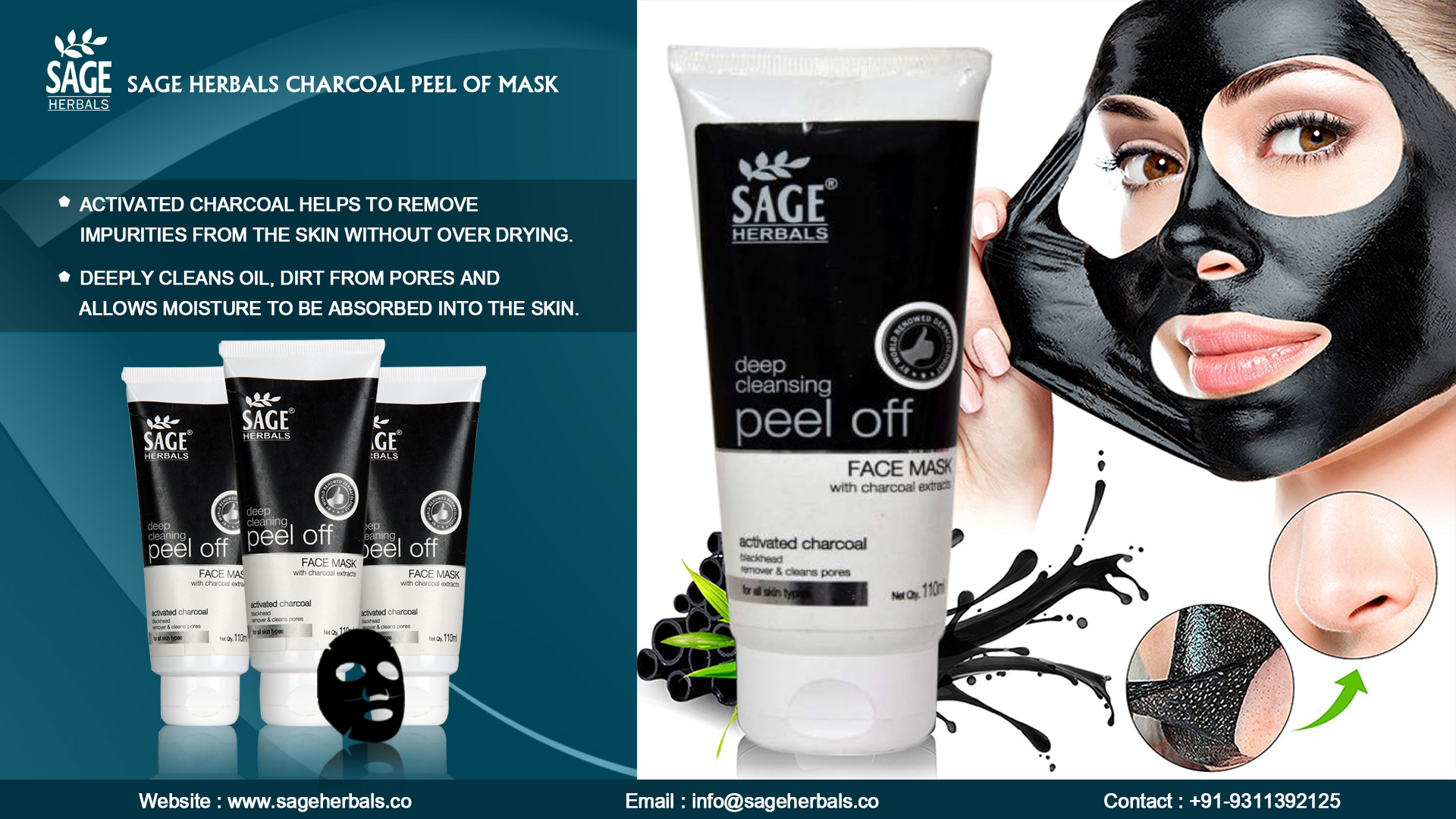 charcoal peel off mask
